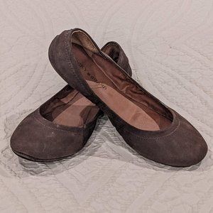 Lucky Brand Women's Emmie Ballet Flats Brunette Size 8.5M